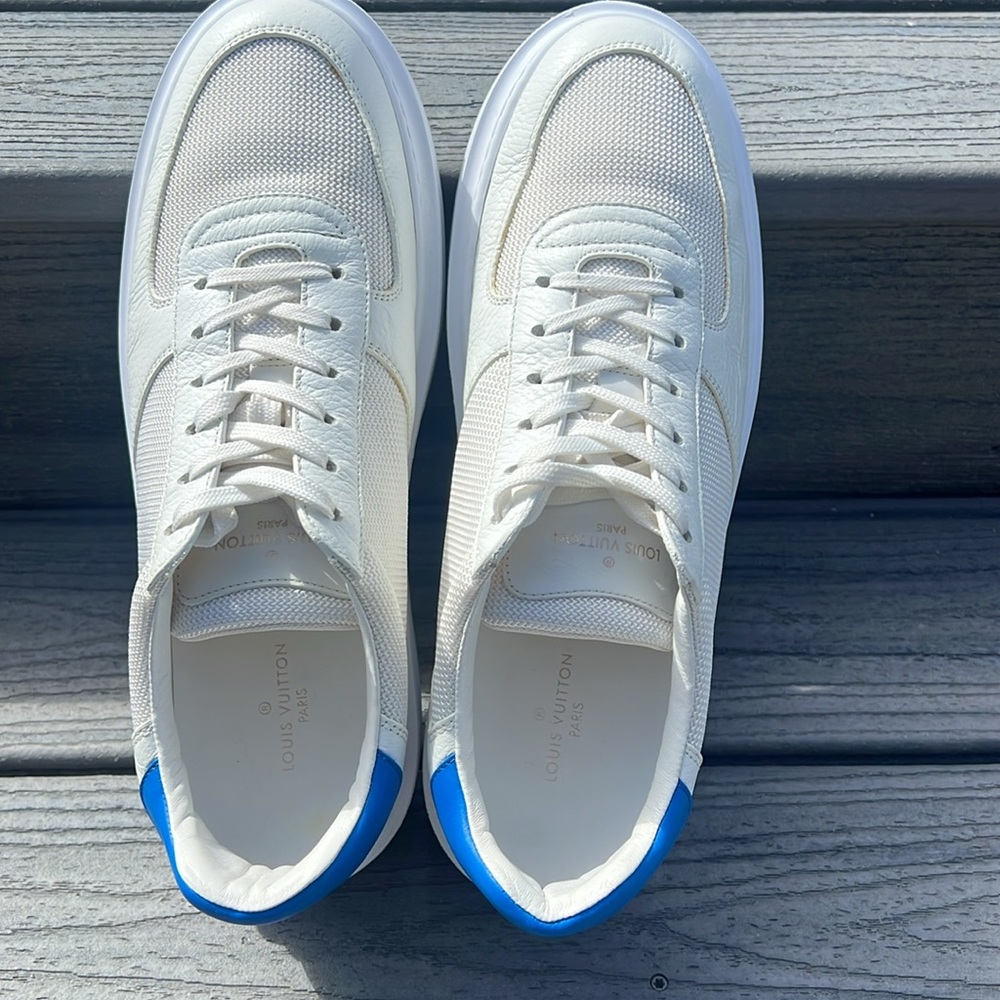 Louis Vuitton Beverly Hills Sneaker in white and blue. Men’s Sz 9 - Picture 9 of 16